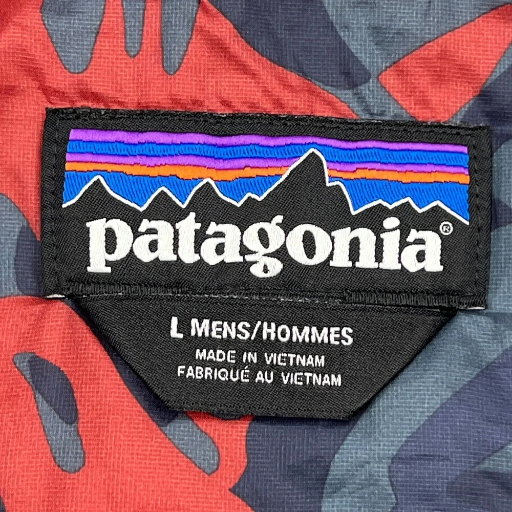 Patagonia Nano Puff Vest Mens Large Red Quilted Full Zip Primaloft Puffer 84242